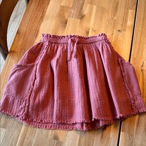 Zara Mauve A-Line Skirt